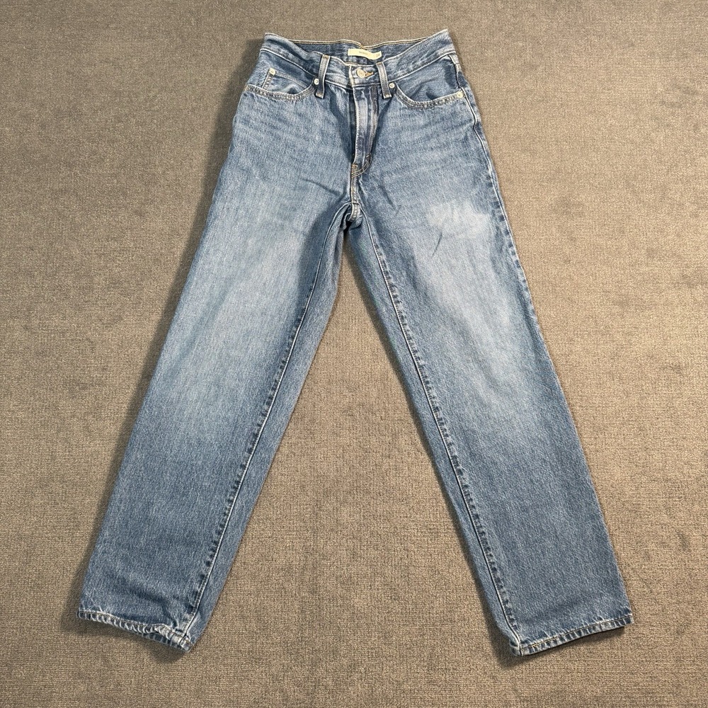 Levi's 94 Baggy Jeans Women's Size 24x31 Medium Wash Blue Denim eGirl